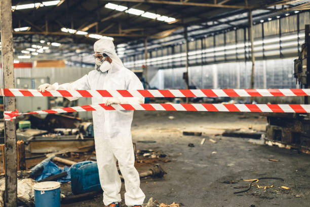Professional Biohazard technician working in Cheltenham, PA